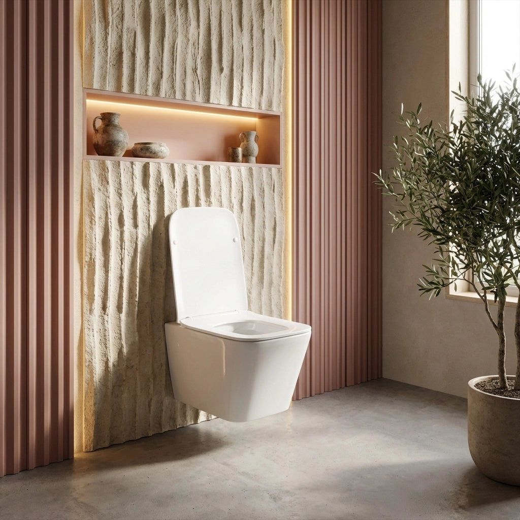 Vaso Wc Sospeso Rea Julio Rimless