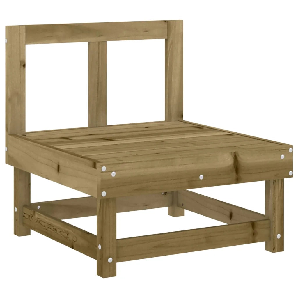 Salotto da Giardino-Set Salotto da Giardino 3 pz in Legno Impregnato di Pino 574596