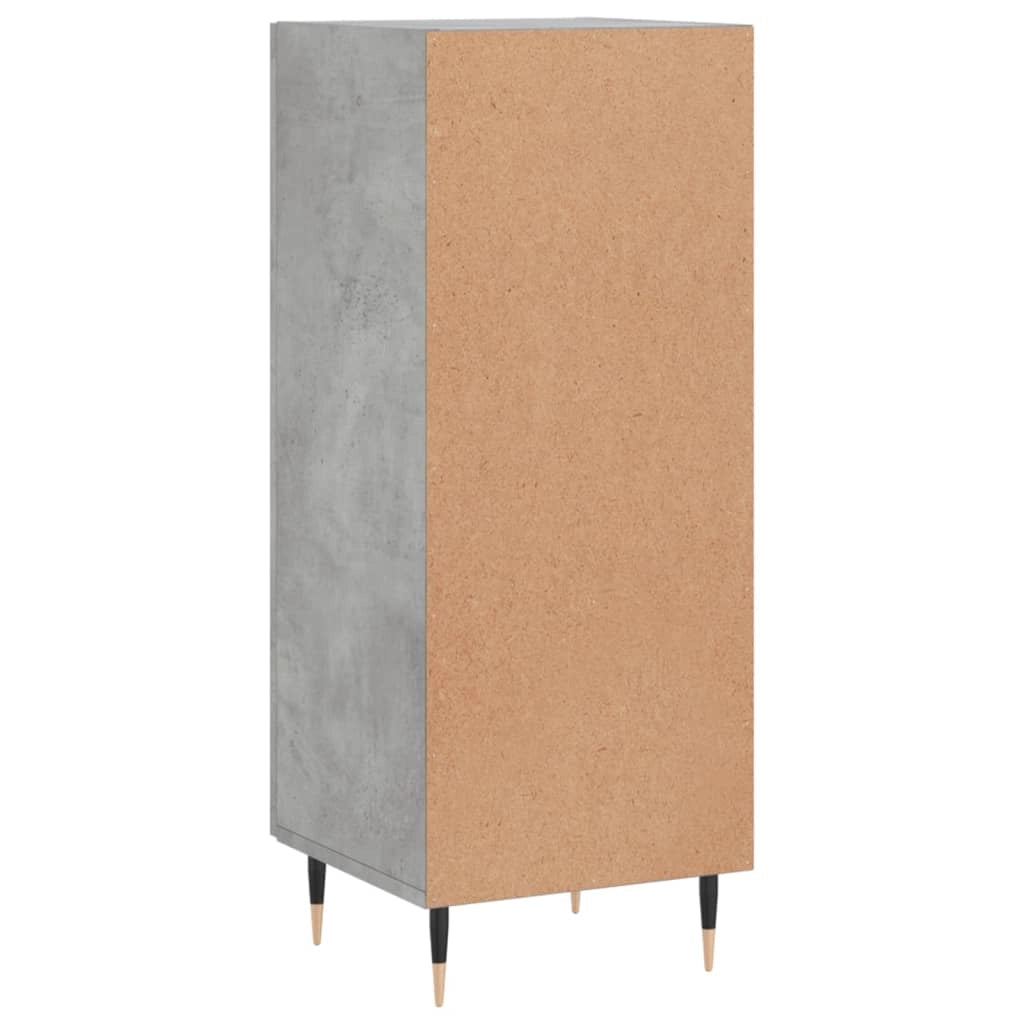 Buffet credenza cassettiera armadio mobile contenitore organizer per cucina soggiorno salotto 34,5 x 34 x 90 cm legno ingegnerizzato grigio 02_0031883