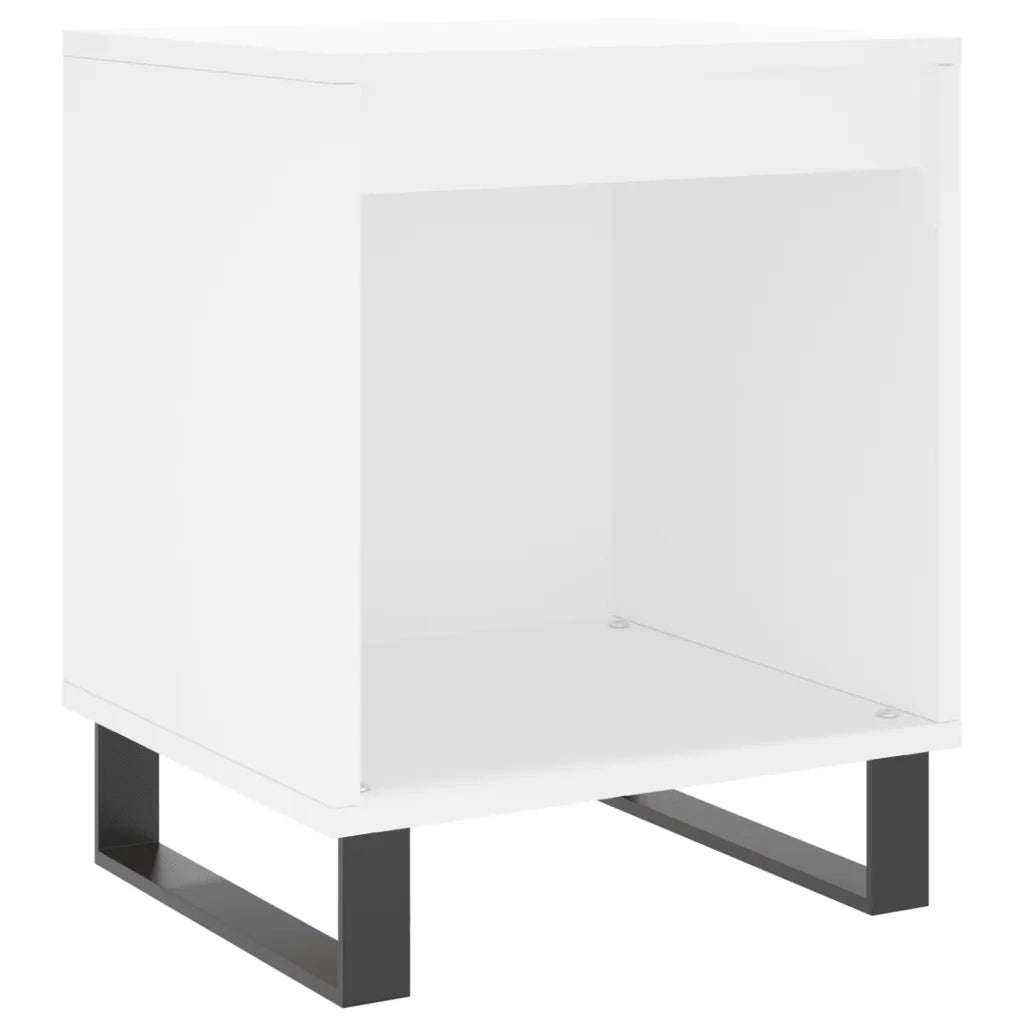 Comodino Bianco 40x35x50 cm in Legno Multistratocod mxl 126802