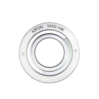 Kipon Adattatore compatibile con M42 a compatibile con Nikon F
