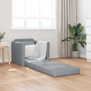 Divano letto-Sofa Letto-Daybed Grigio chiaro 74 x 77 x 81 cm Tessuto