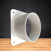 Connettori di tubazione per ventilazione - Flangia per tubo di ventilazione - Installazione facile - 100 mm - Materiale duraturo - Flangia di ventilazione
