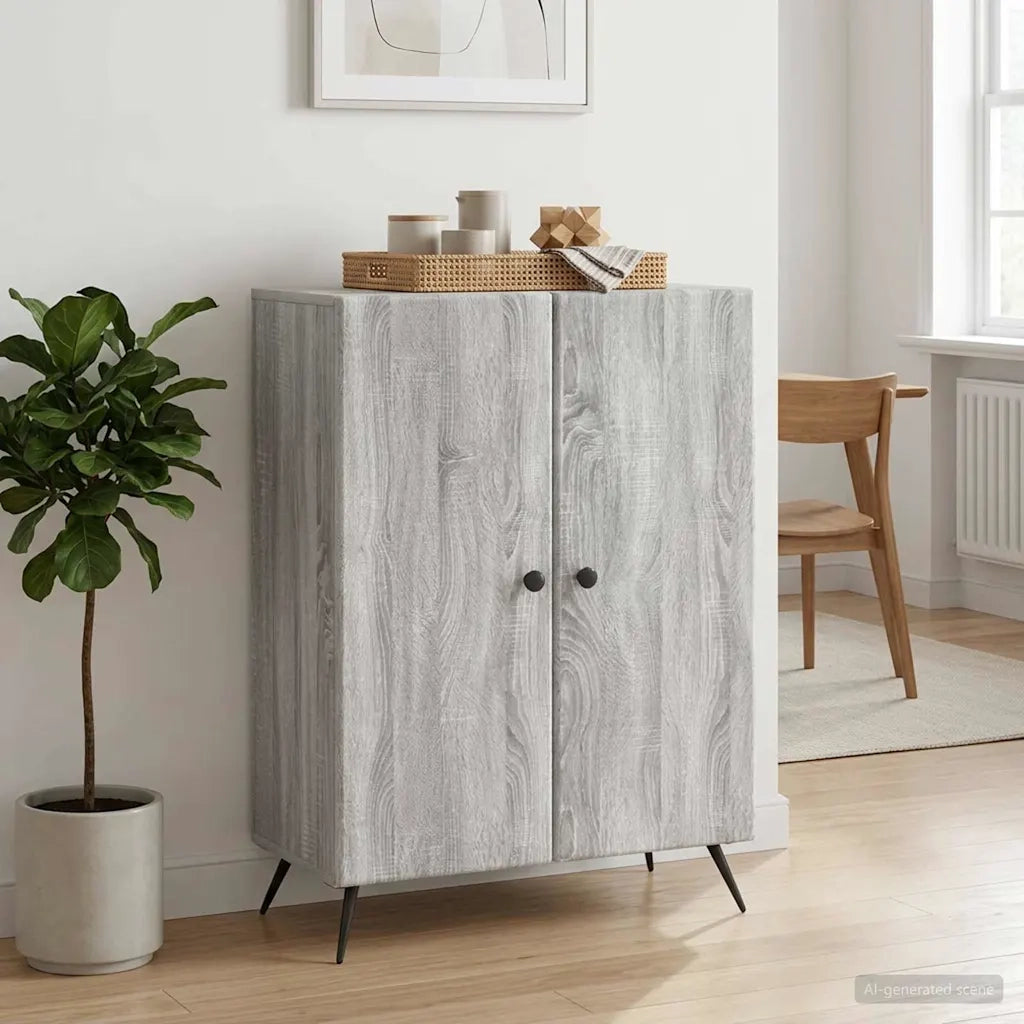 Credenza Grigio Sonoma 66 x 34,5 x 90 cm Legno ingegnerizzato 895511