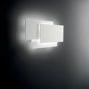 Applique Moderna Dip Metallo Bianco Led 36W 3000K