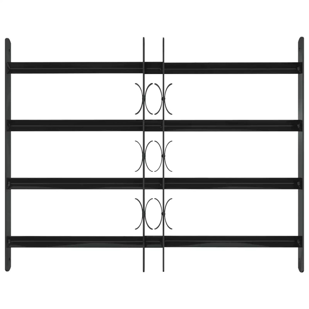 Griglia Finestra 75.5 x 60 cm Acciaio verniciato a polvere Nero 42020564