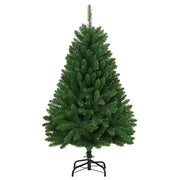 Albero di Natale | Decorazioni natalizie Artificiale Incernierato con Base Verde 120 cm