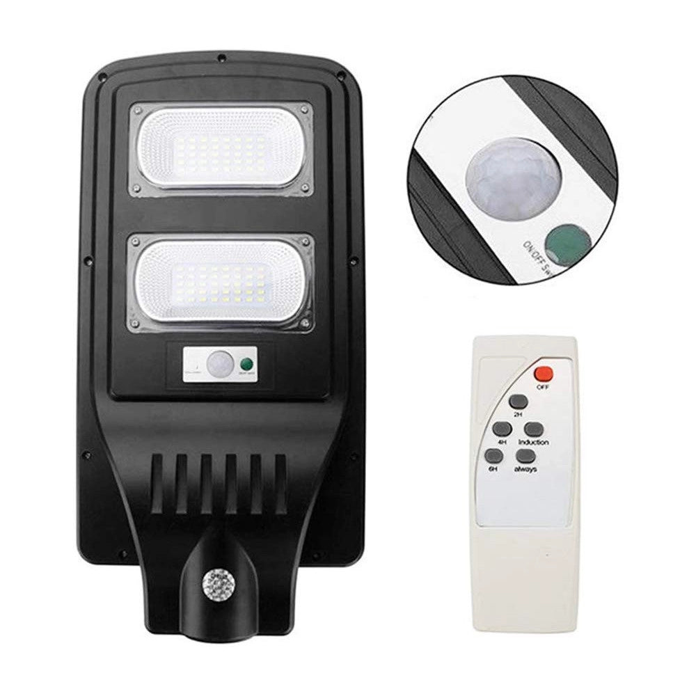 Trade Shop - Lampione Stradale Led 60w Pannello Fotovoltaico Energia Solare Crepuscolare Ip65 -
