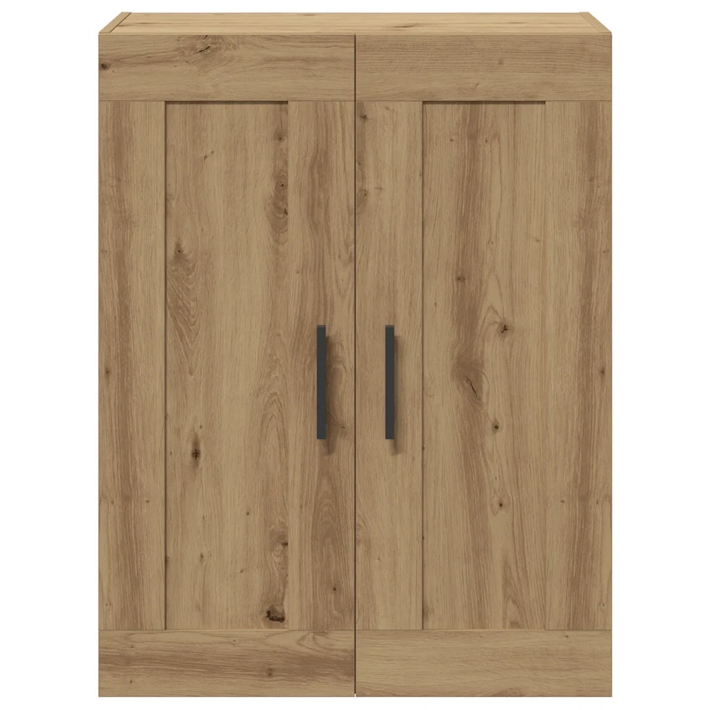 Mobile a Parete Rovere Artigianale 69,5x34x90 cm in Truciolato