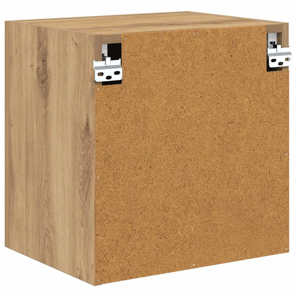 Mobile TV da parete Rovere artigianale 40,5x30x40cm