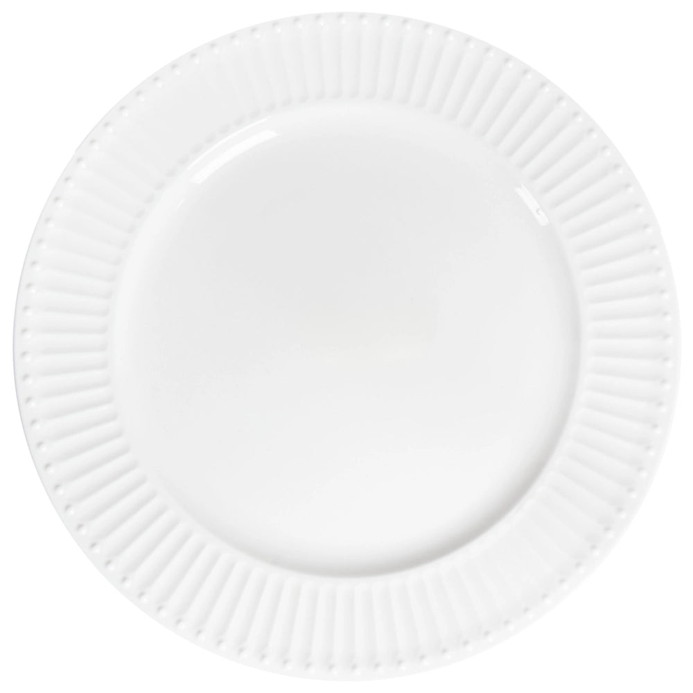 Set di 16 stoviglie di porcellana bianca fatti a mano con finitura lucida Servizio per 4 persone Design classico Cucina Sala da pranzo