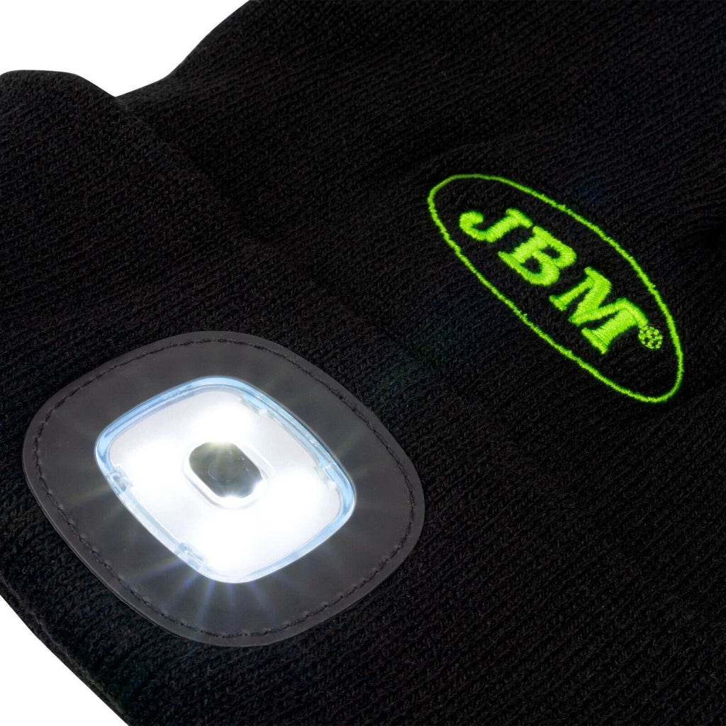 CAPPELLO INVERNALE CON LAMPADA A LED FRONTALE PER TUTTI GLI USI JBM