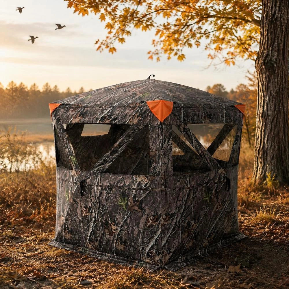 Hunting Blind/hide 270° Transparent Base Panel 148x148x170cm