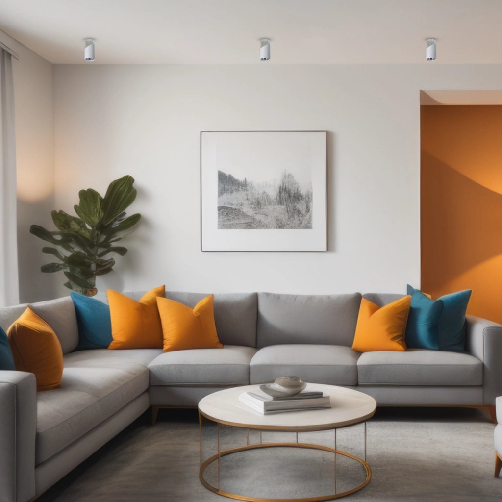 Faretto soffitto decorativo bianco/cromo 1xGU10 8W Neo Milagro