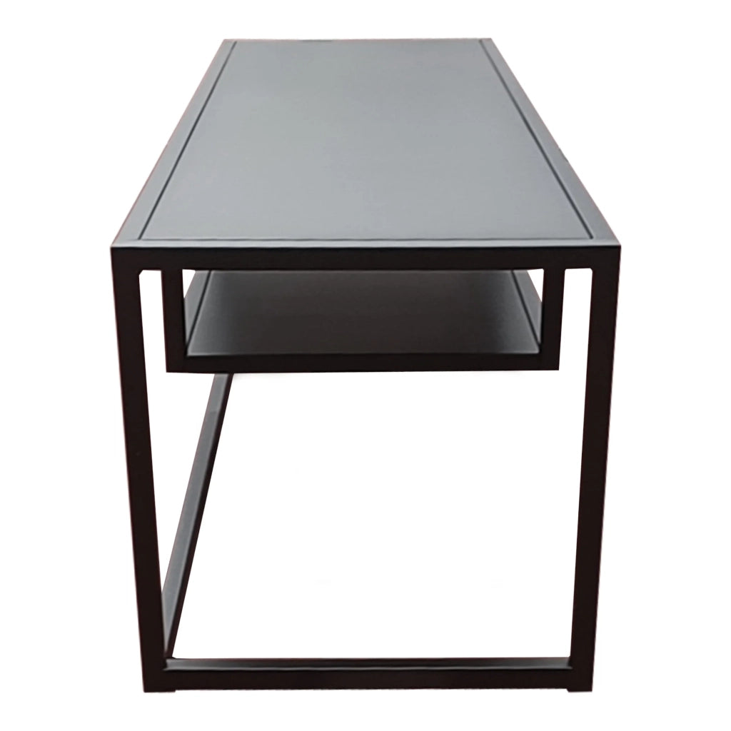 Mobile TV industriale senza tempo 120 x 40 x 40 cm nero 03_0007763