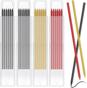 Pentagrafi 24 Stuks - 2,8 mm Navicella - Grafite Idrorepellente - Grafite per Falegnami - Scatola di Conservazione - Duraturo e Solido - Grafite per Falegnami