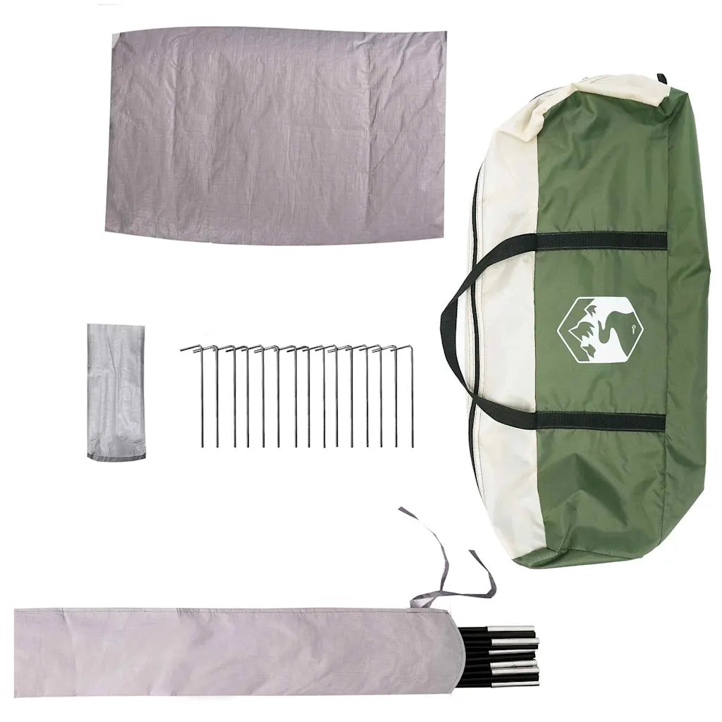 Tenda a cupola per 4 persone con tetto Verde 505 x 450 x 248 cm 42004020