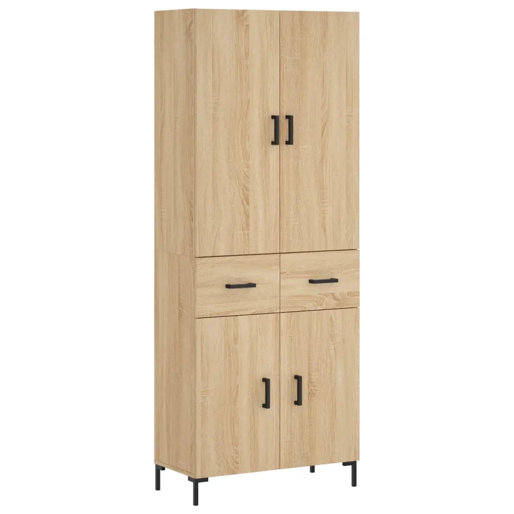 Credenza Rovere Sonoma 69,5x34x180 cm in Legno Multistrato 3198148