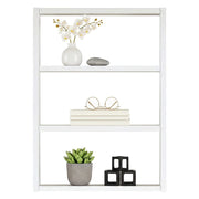 Mensola Krosa, Scaffale, Ripiano a muro, Scaffalatura multiuso, 43x9h60 cm, Bianco