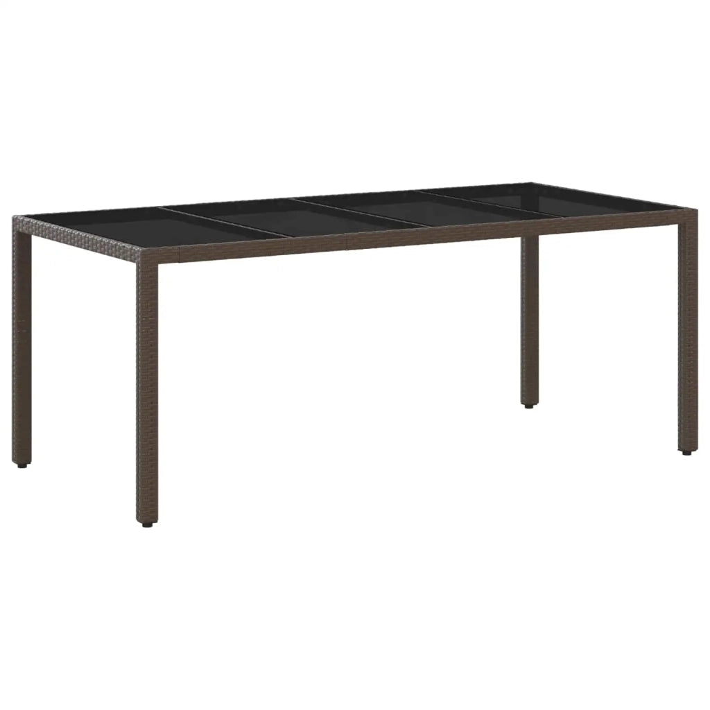 Set da pranzo per esterni 7 pz polyrattan 3422320