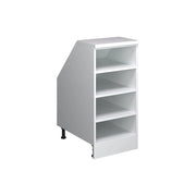 Armadio per tetto spiovente Rion Bianco/Bianco 40 x 83.8 cm con 4 scomparti, carcassa 60 cm profondità Vicco