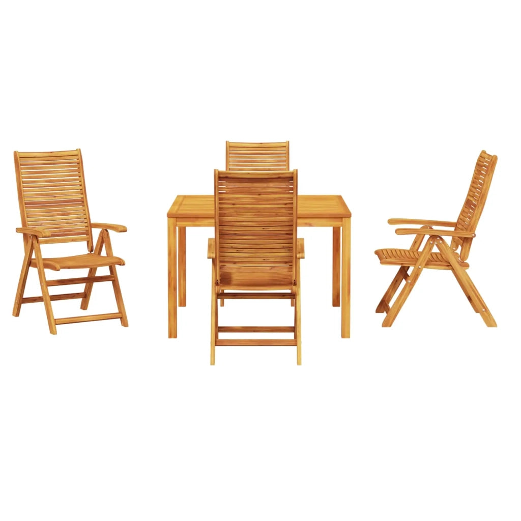 Set da Pranzo per Giardino 5 pcs Marrone 3375633