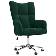 Poltrona Relax Verde Scuro in Vellutocod mxl 71460
