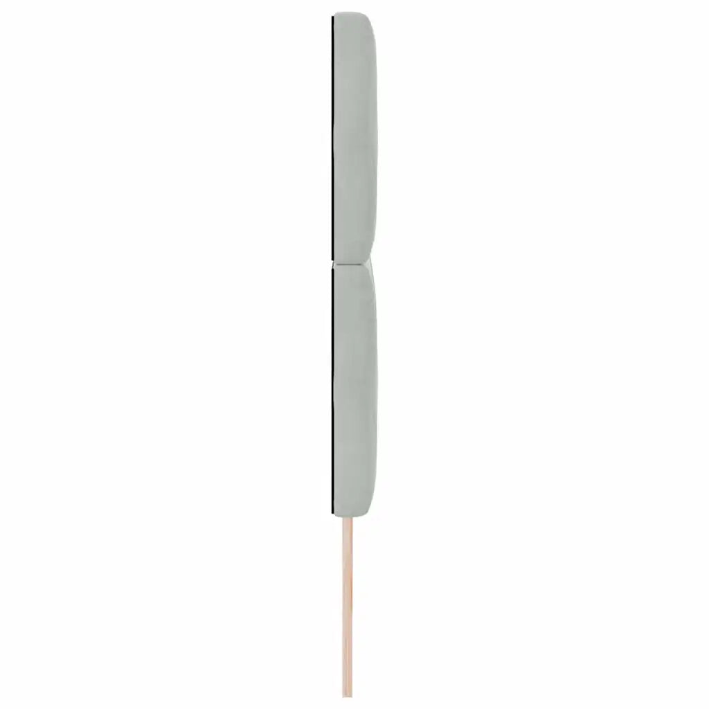 Testiera LED con testiera Grigio chiaro 180 cm Poliestere 3338372