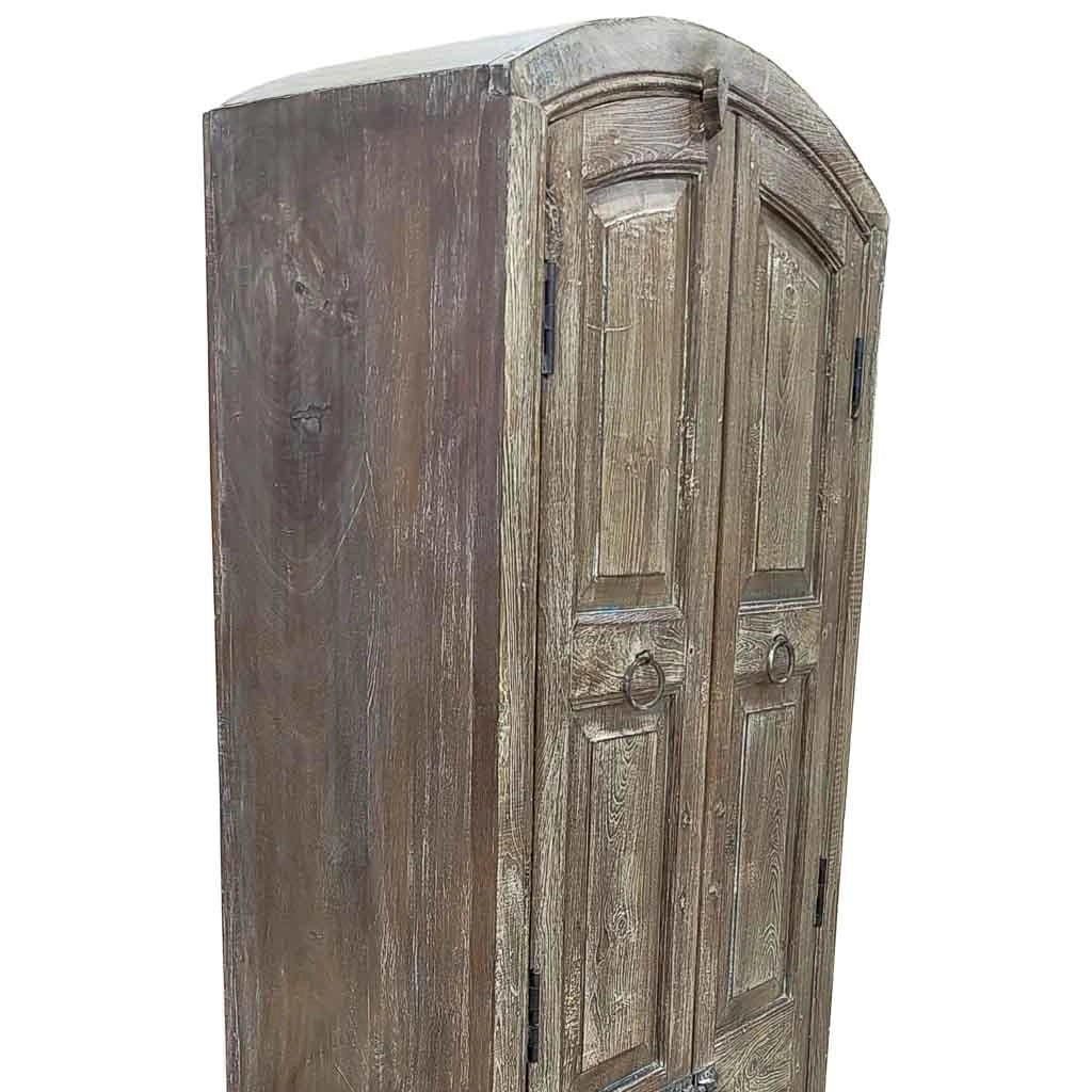 Armadio in legno fatto a mano 90-100x37x170-195h cm