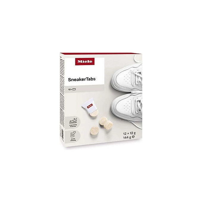 Miele 12841520 SneakerTabs Detersivo per Scarpe 12 Tabs Salvacolore Freshplex Fragranza Floreale