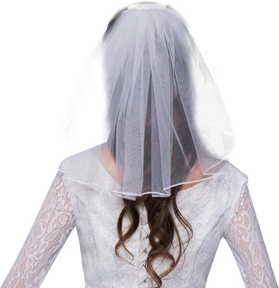 Sposa con cintura e 1 livello a doppia faccia - 40 cm, bianco, 1 pezzo per matrimoni e proposte