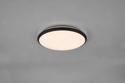 LIMBUS PLAFONIERA LED 20,5W 2300lm, 3000K BORDO NERO CON DIMMERAZIONE CON INTERRUTTORE D.35CM