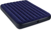 Letto aereazione classico Queen - 152 x 203 x 22 cm - Blu con pompa elettrica