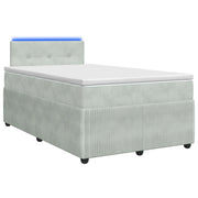 Letto box spring con materasso Grigio Chiaro 120 x 200 cm 3453119