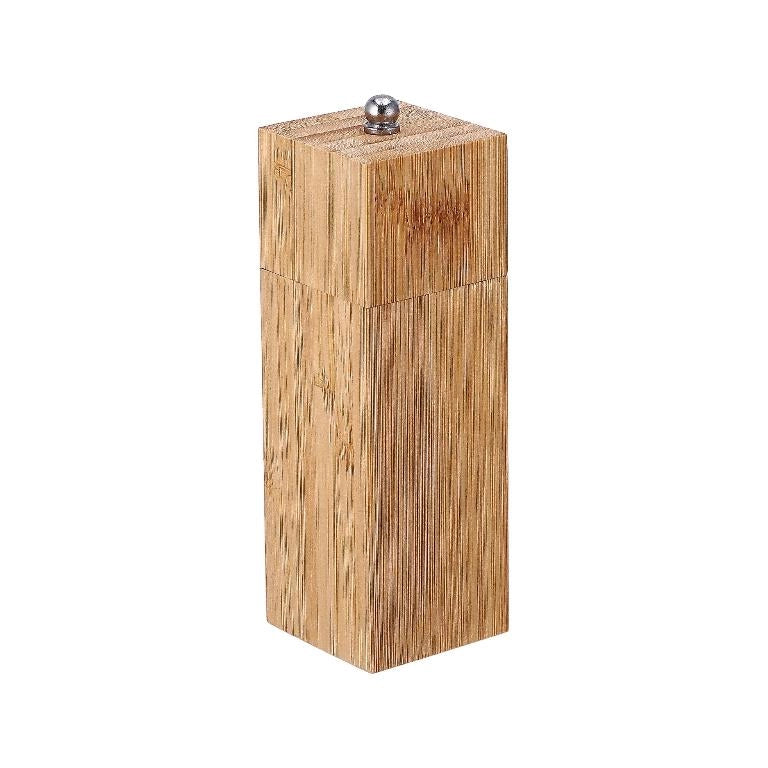 Macinapepe Macinasale da Tavola in Bamboo 5 x 5 x 14,5 cm