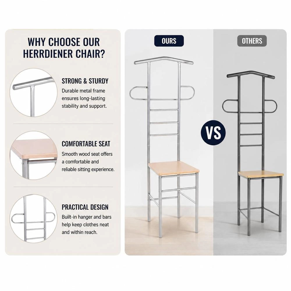 Valet Chairs, 2 Pieces, Metal
