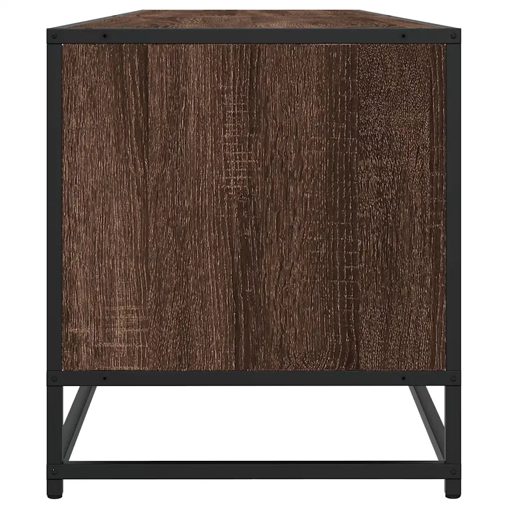 Mobile Porta TV-Mobile per TV-Credenza TV Rovere Marrone 180,5x40x46 cm in Truciolato