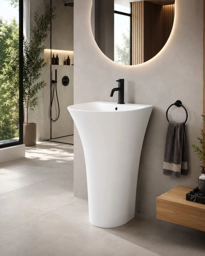Lavabo Monolitico Rea Rita Slim
