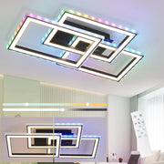 ZMH Lampada da soffitto plafoniera LED RGB dimmerabile cambio colore telecomando