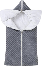 Sacco da Viaggio per Bambini 2 in 1: Cappotto e Sacco di Viaggio con Chiusura a Cerniera, Doppio Tessuto e Accessori per Fotografie per Bambini da 0 a 12 Mesi