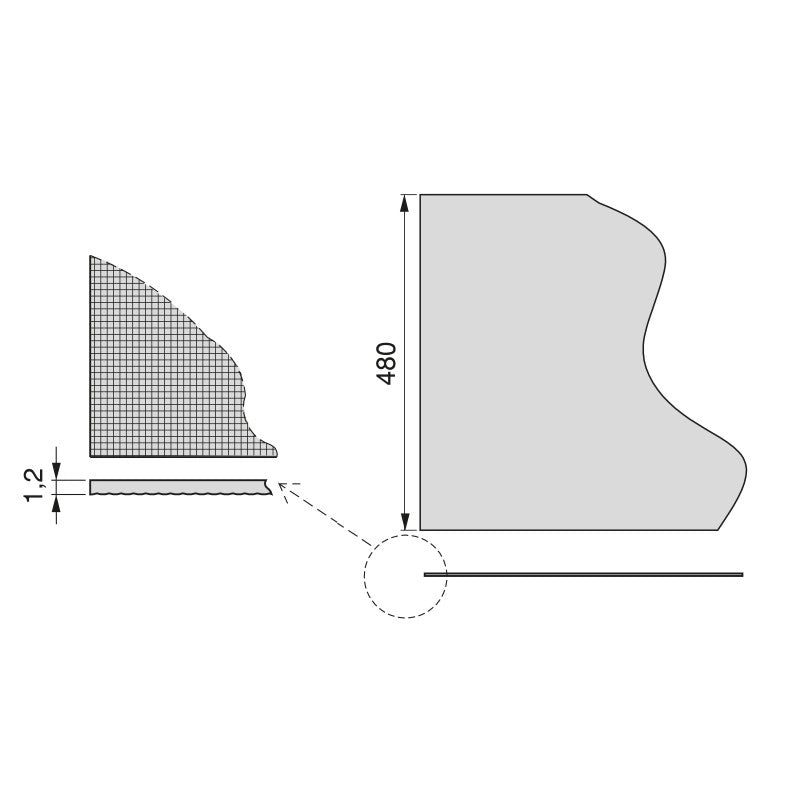 Pattumiere per raccolta differenziata per cucina, 1 x 30L, fissaggio inferiore, estrazione automatica, Acciaio e Tecno..