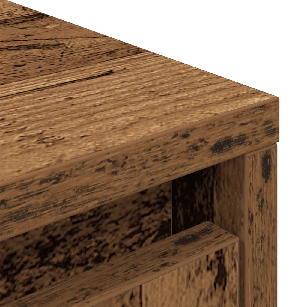 Credenza Legno Antico 29,5x34x119,5 cm in Truciolato 861659