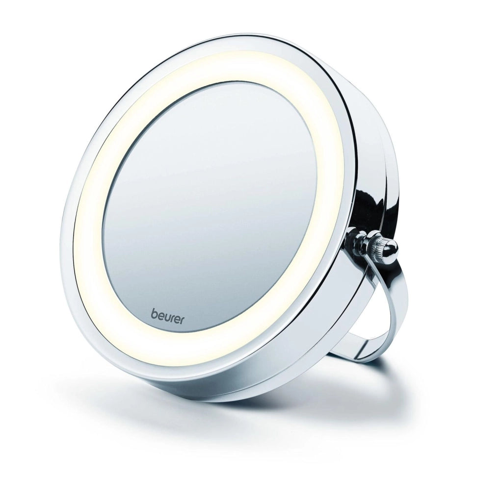 Beurer BS 59 Specchio Cosmetico da Parete, Orientabile e con Illuminazione LED