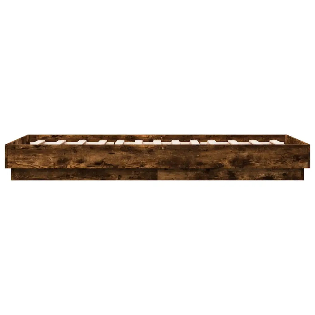 Giroletto senza Materasso Rovere Fumo 90x190 cm in Truciolato