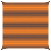 Vela Parasole | Telo Ombra | Vela da ombra solare Arancione e Marrone 7 x 7 m