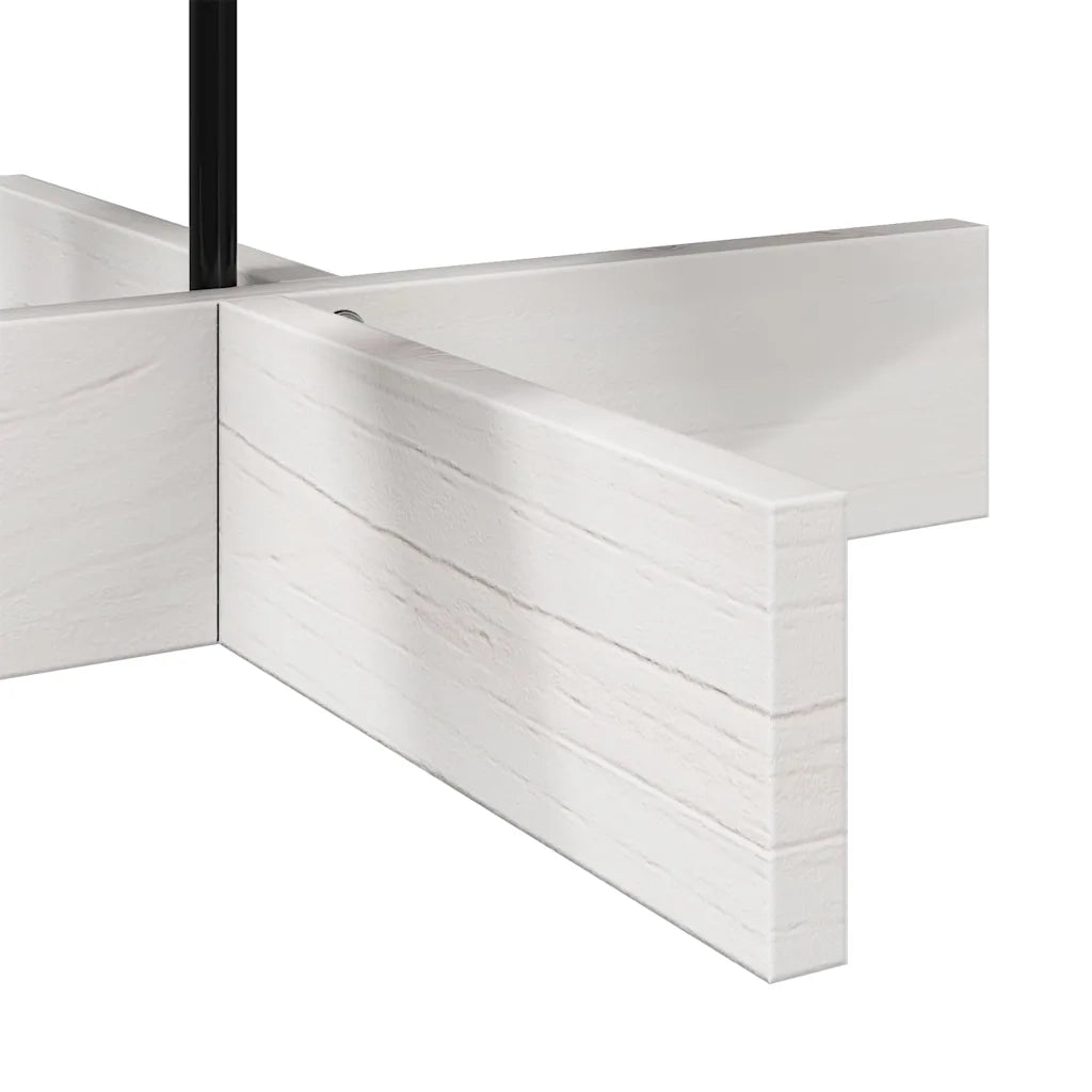 vidaXL Albero di Natale Decorativo Bianco 100 cm in Legno di Pino