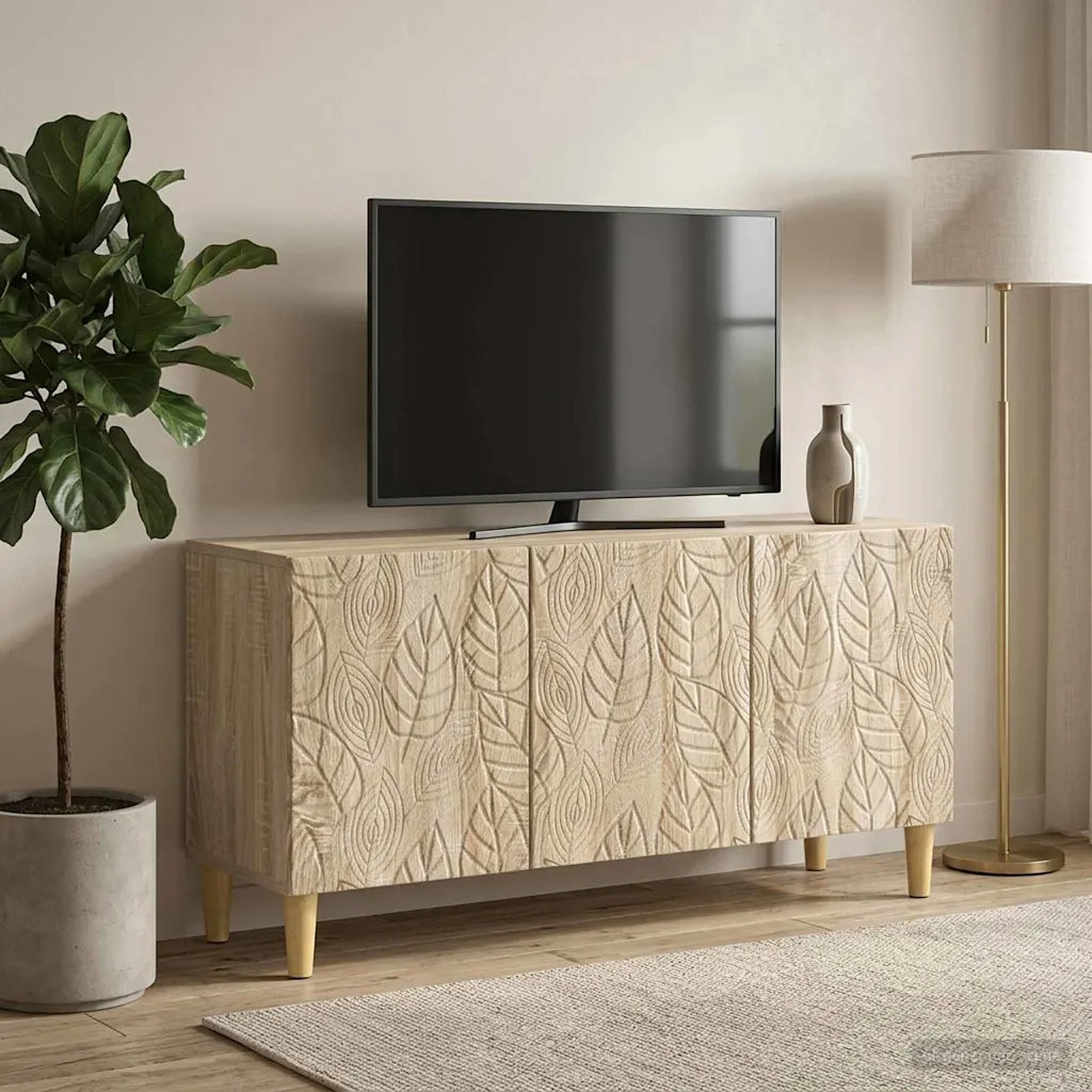 Mobile TV 99 x 34,5 x 50 cm Rovere Sonoma Legno ingegnerizzato 895177