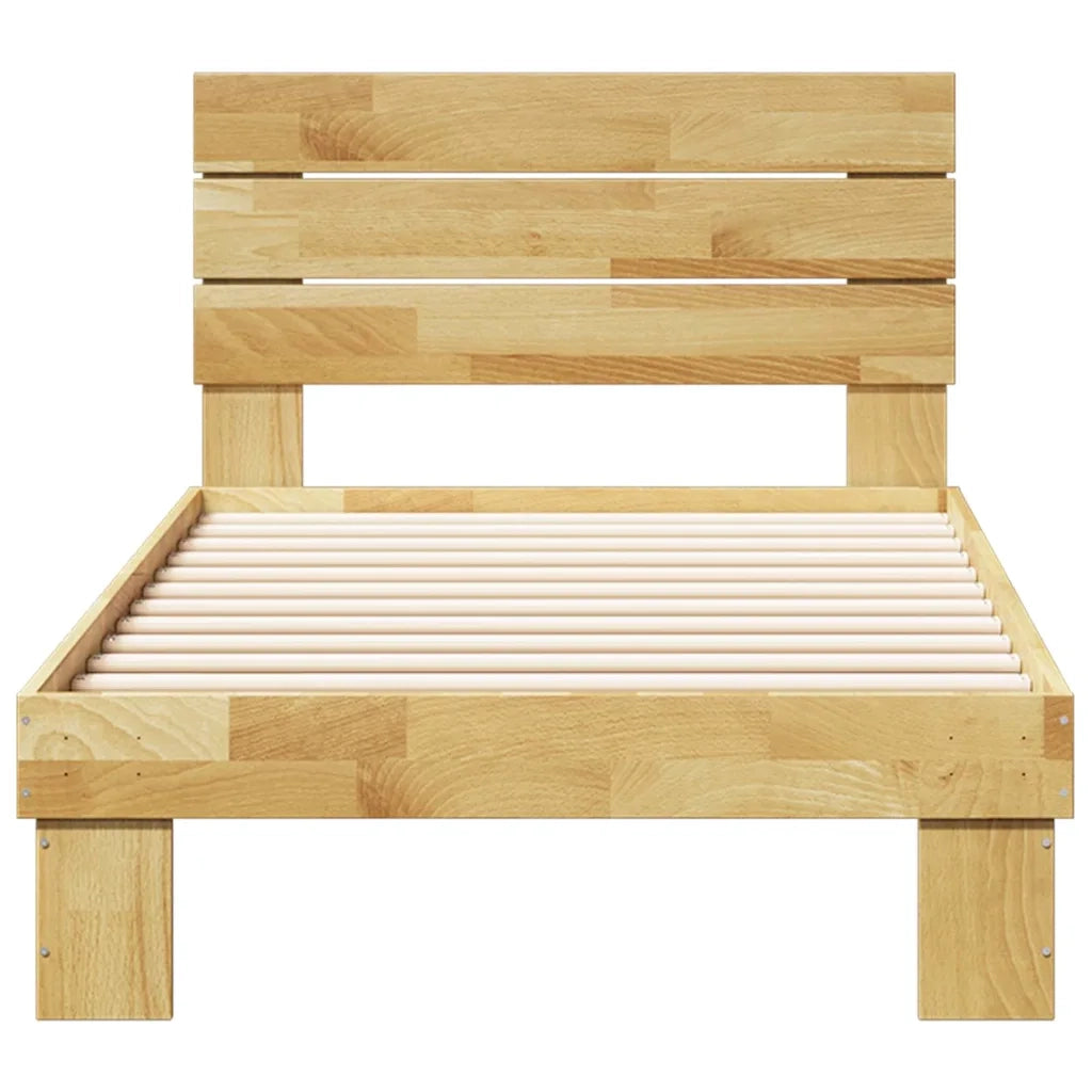 Struttura Letto con Testiera senza Materasso 75x190 cm 3315727