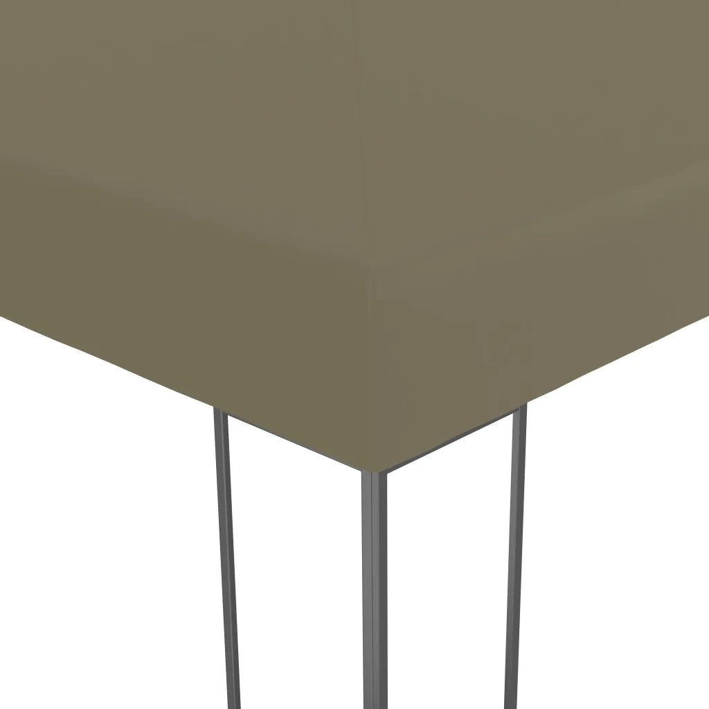 Gazebo da Giardino 3x3 m Grigio Talpa 180 g/mÂ²