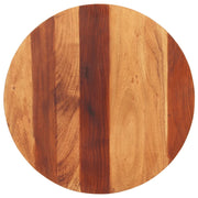 Piano Tavolo in Legno Massello di Acacia Rotondo 25-27 mm 60 cm 285974